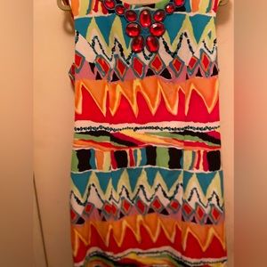 Colorful dress size 14 jewel  details phase seven